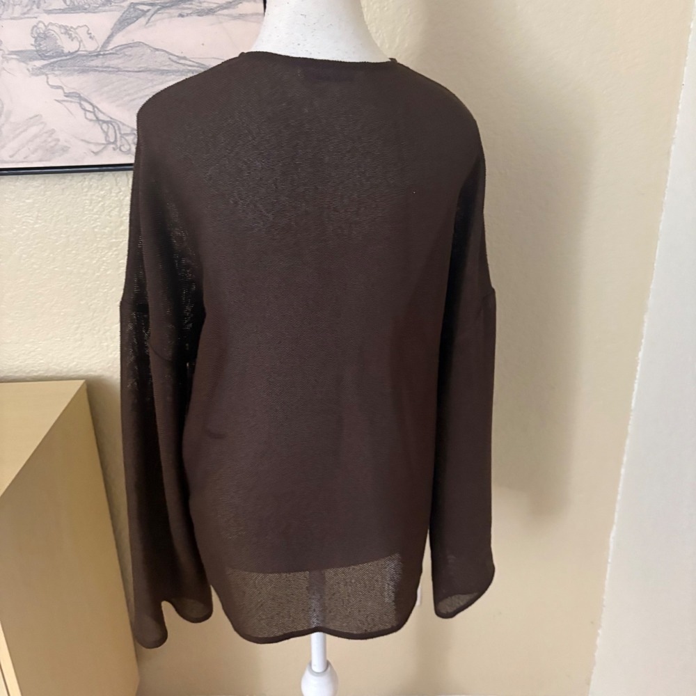 VENROY Tie Cover Up Cardigan Vacation Size XS - Picture 4 of 9